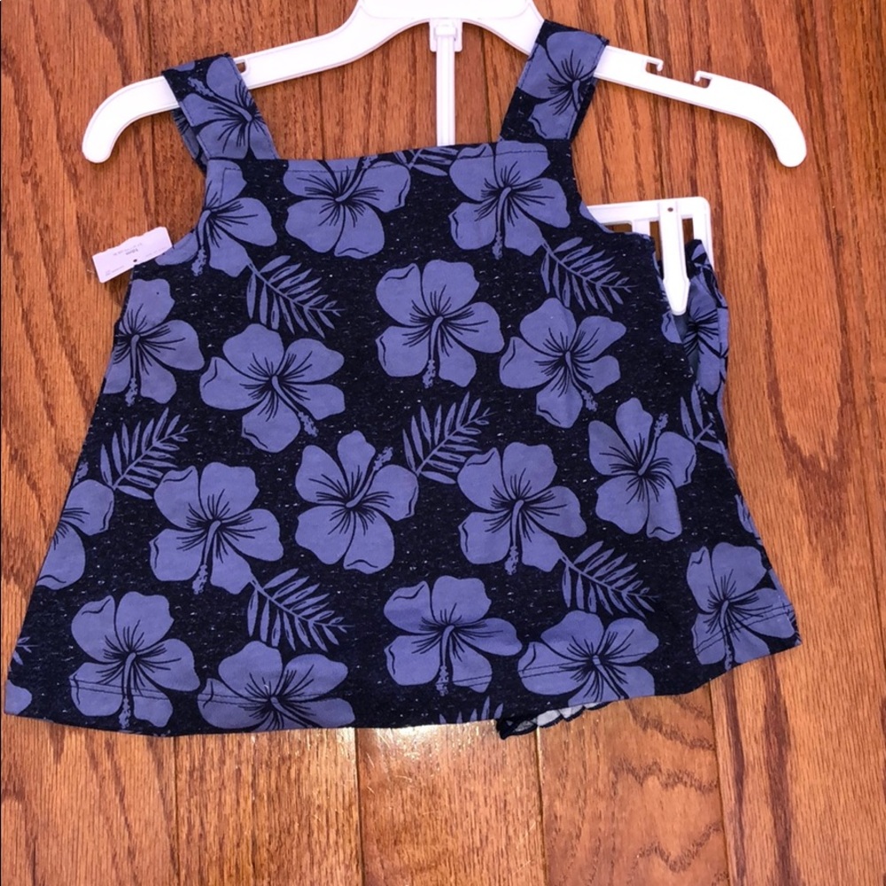 Two piece top and shorts